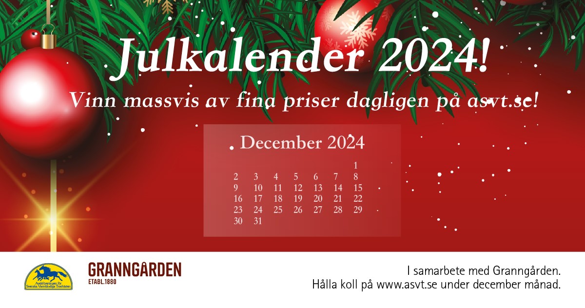 Här ser du alla vinnare i julkalendern mellan 10-15 december!